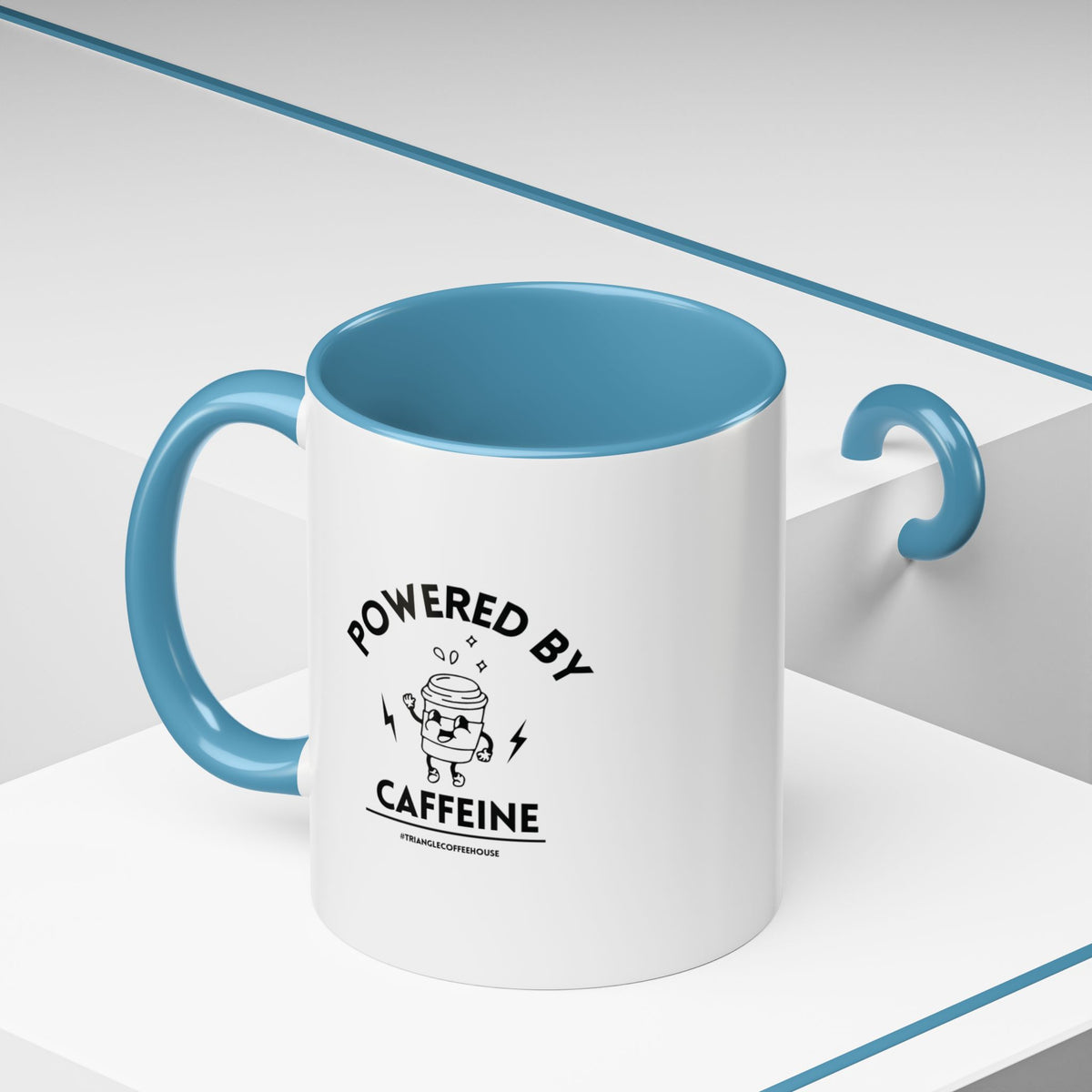 Powered by Caffeine Mug (11, 15oz)