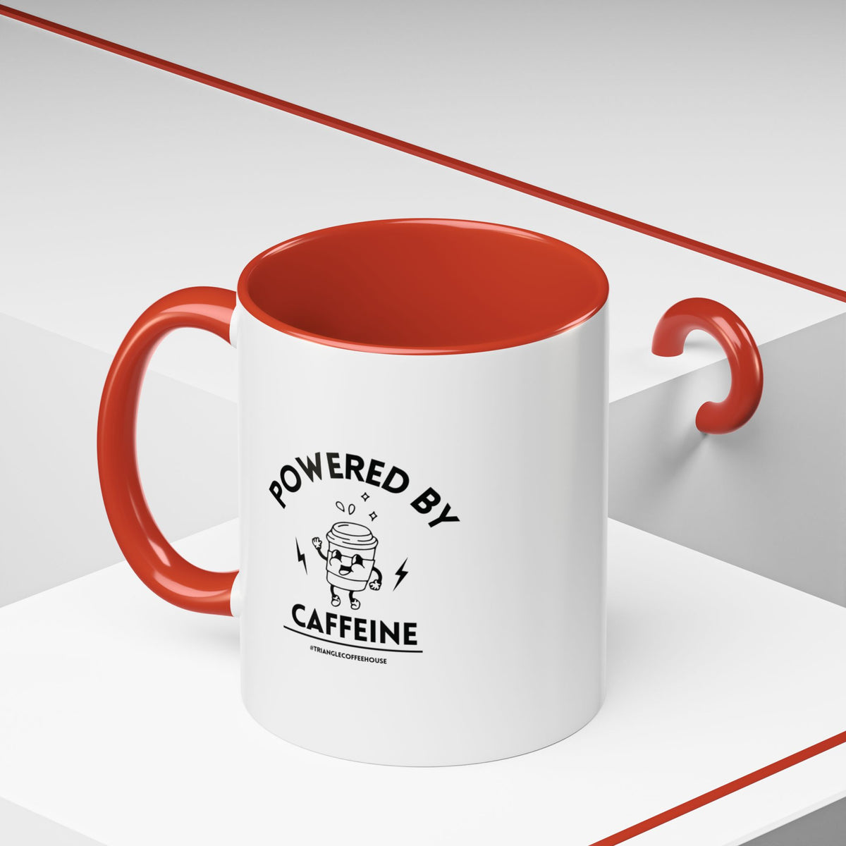 Powered by Caffeine Mug (11, 15oz)
