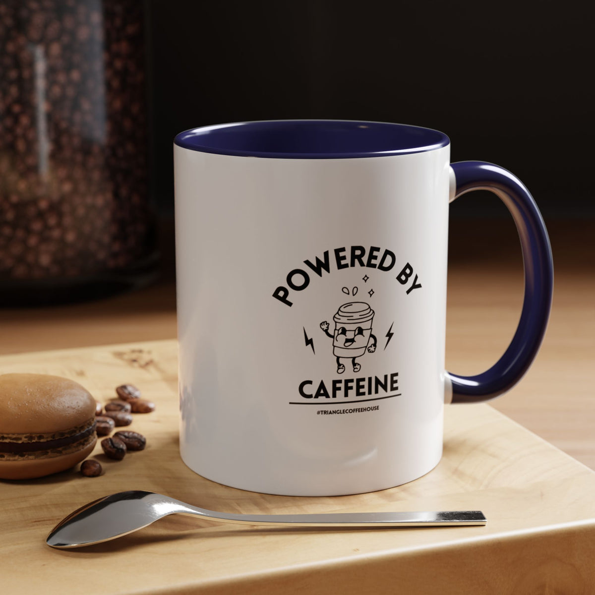Powered by Caffeine Mug (11, 15oz)