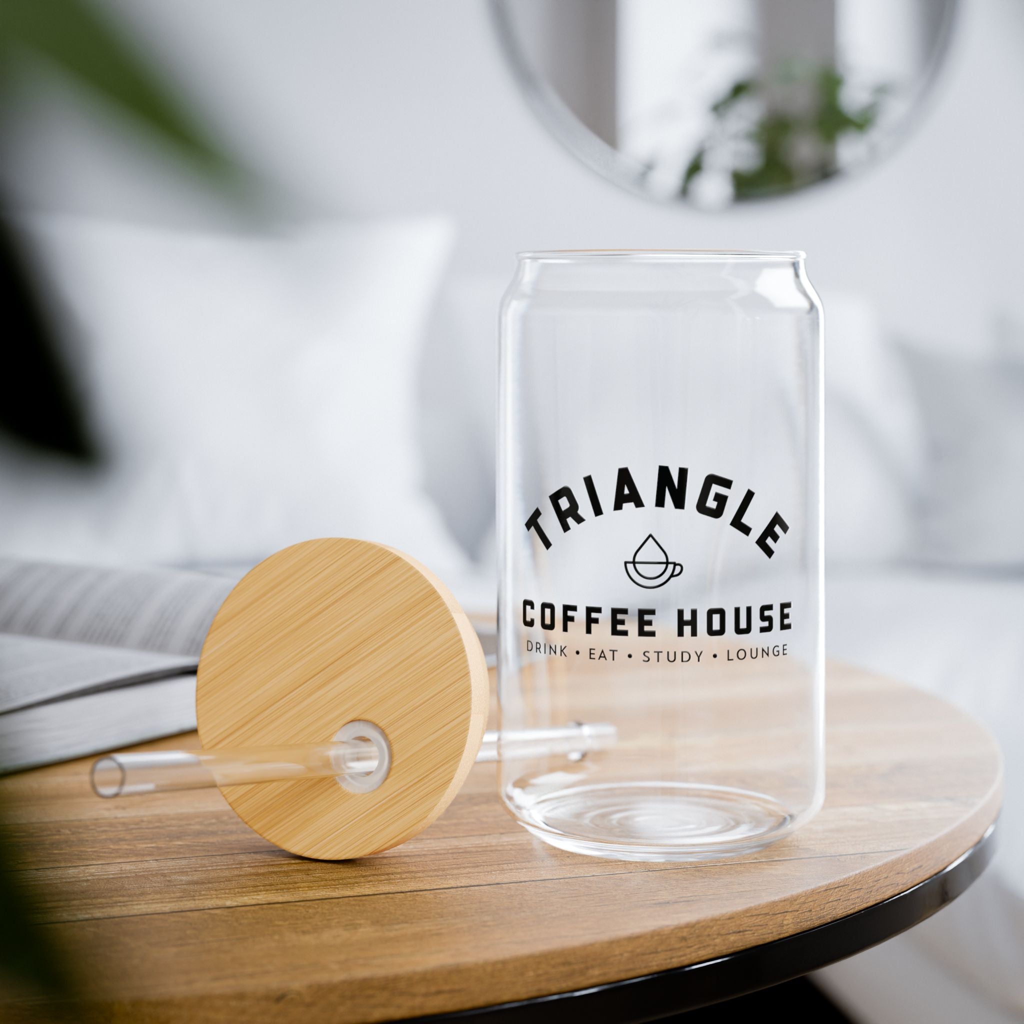 Sipper Glass, 16oz – Triangle Coffee House