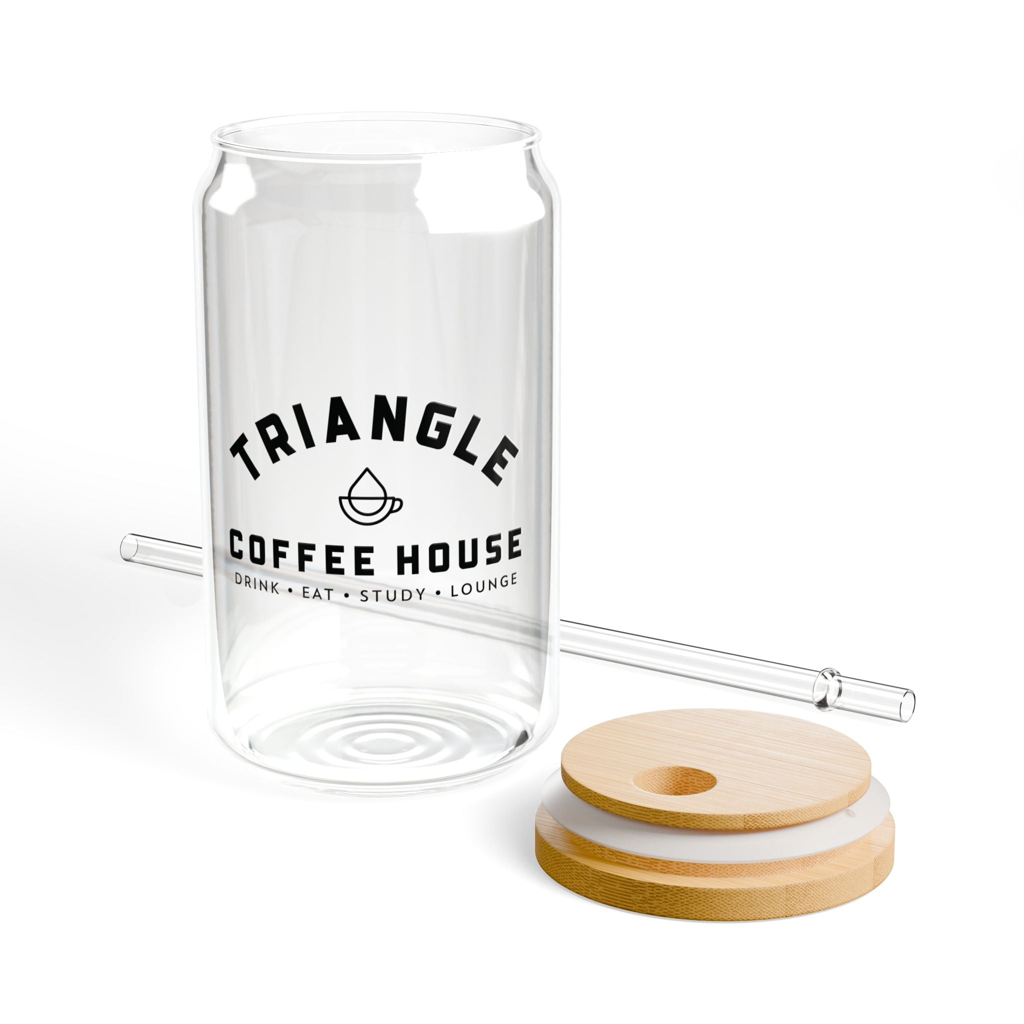 Sipper Glass, 16oz – Triangle Coffee House