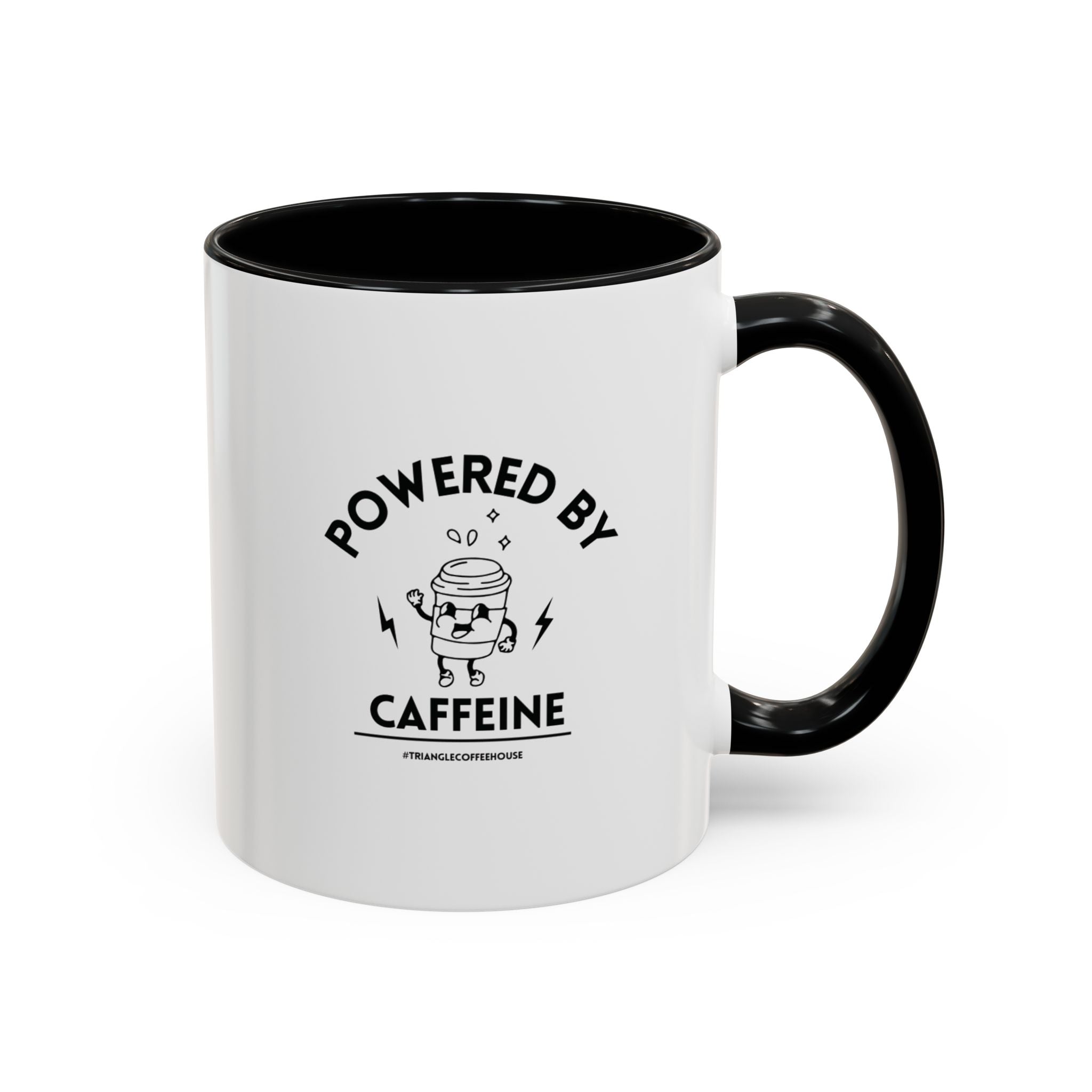 Powered by Caffeine Mug (11, 15oz)