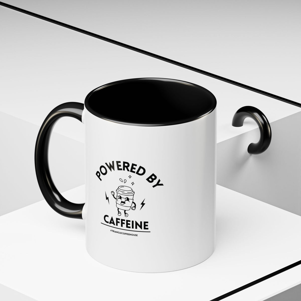 Powered by Caffeine Mug (11, 15oz)
