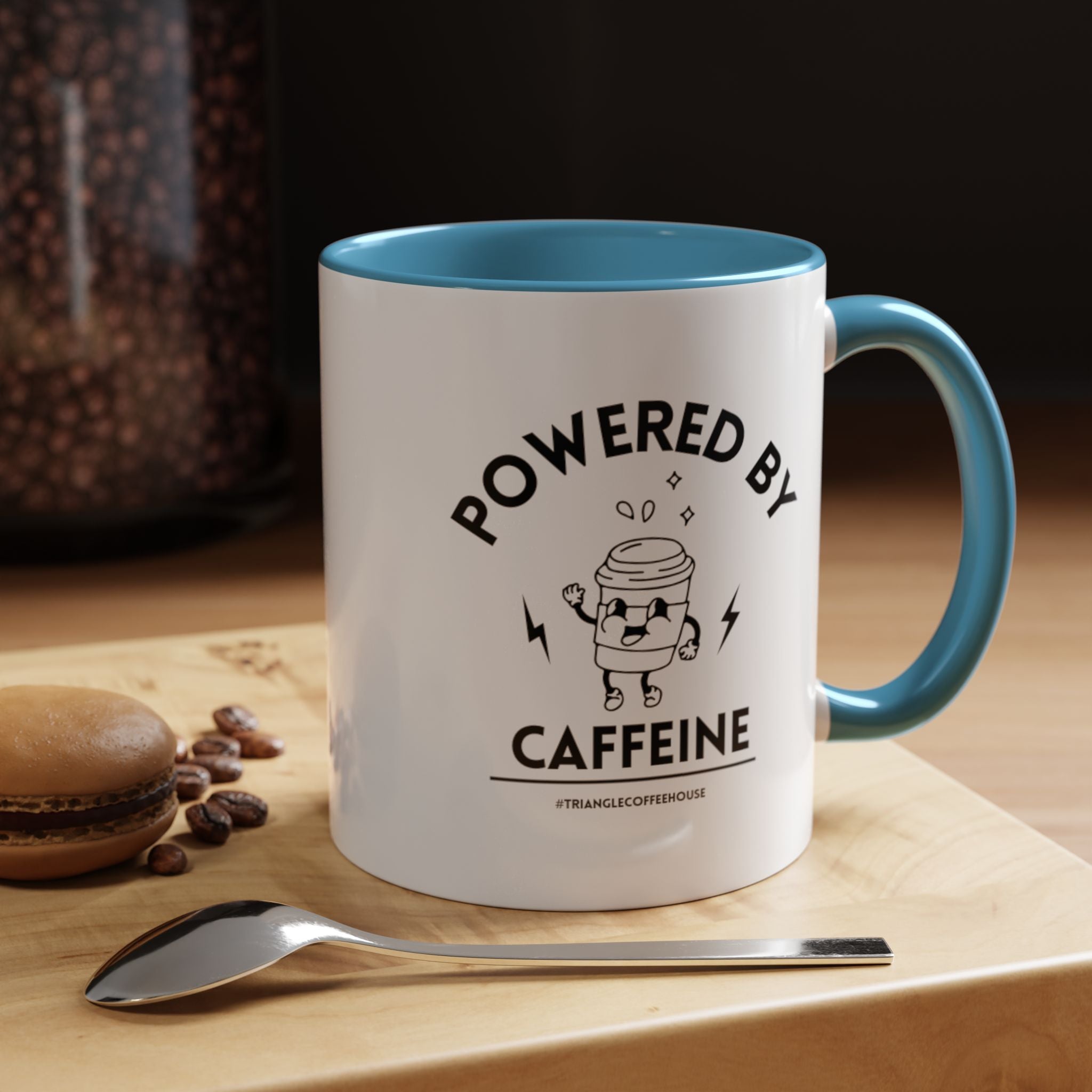 Powered by Caffeine Mug (11, 15oz)