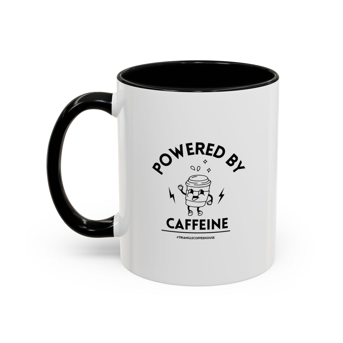 Powered by Caffeine Mug (11, 15oz)