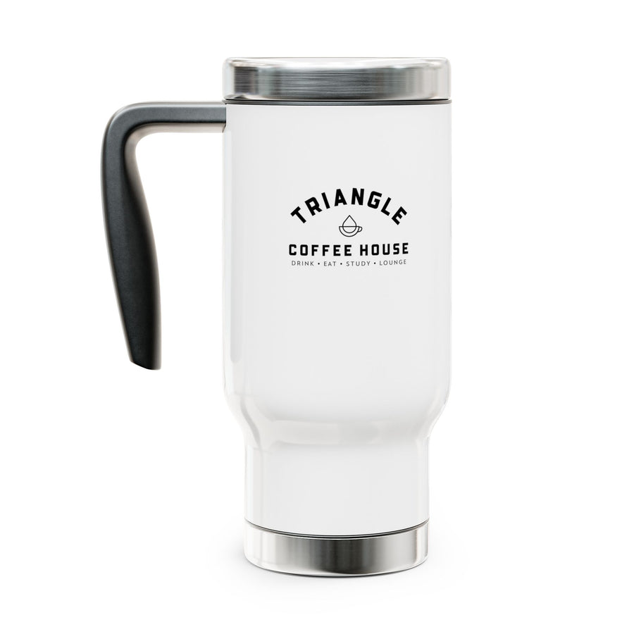Stainless Steel Travel Mug with Handle, 14oz