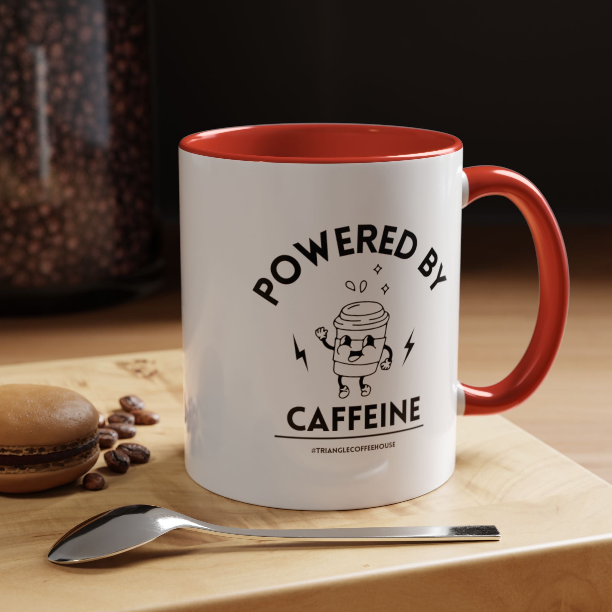 Powered by Caffeine Mug (11, 15oz)