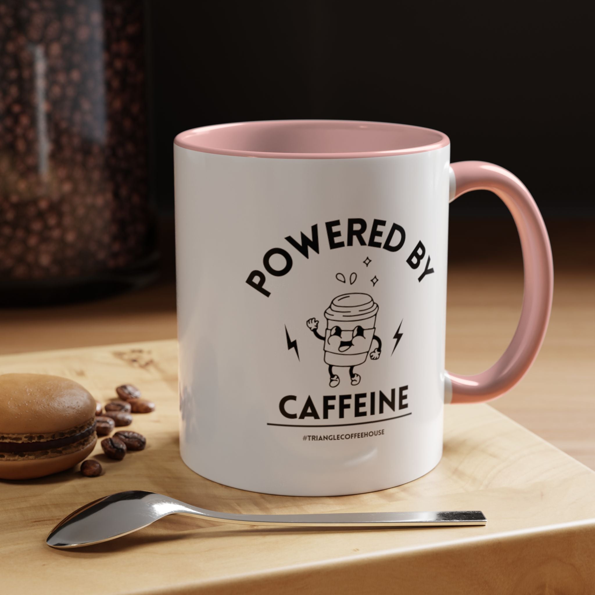 Powered by Caffeine Mug (11, 15oz)