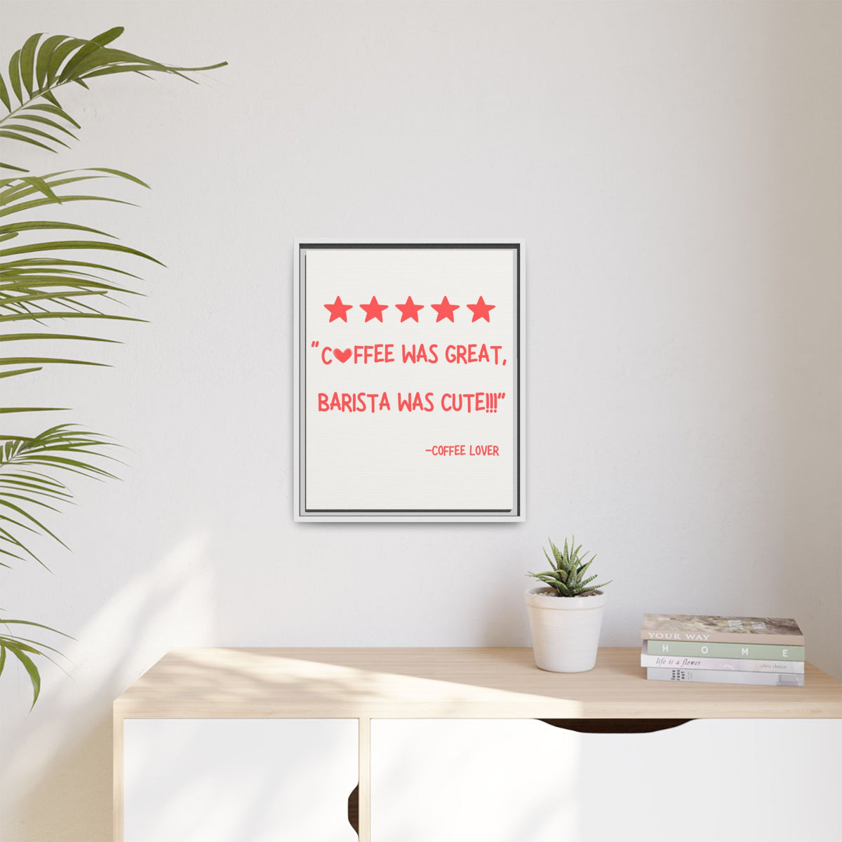 Five Stars - Wall Art (Framed Canvas) Size 16x20