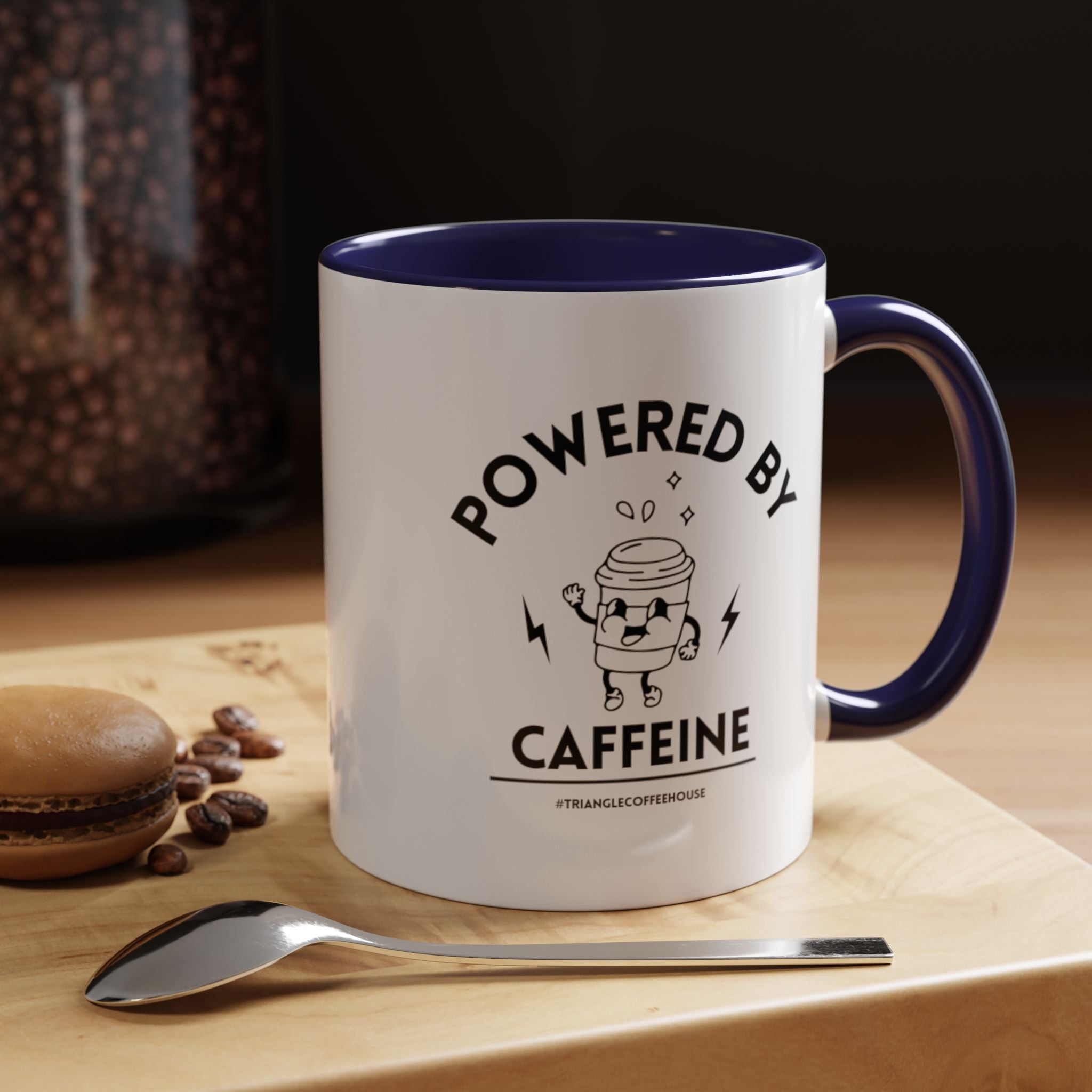 Powered by Caffeine Mug (11, 15oz)